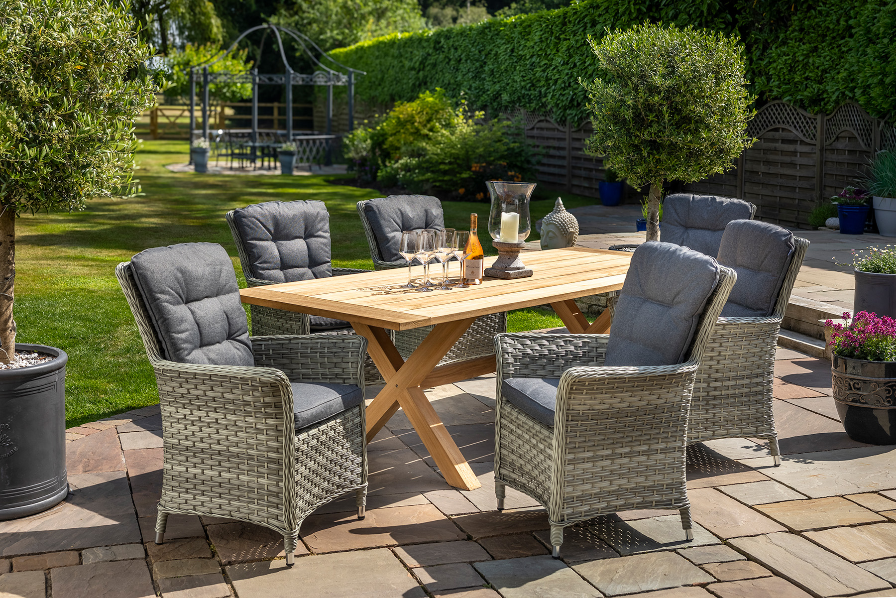 Heritage 6 Seat Regis Teak Dining Set